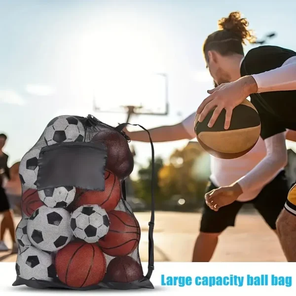 Drawstring Sports Ball Bag