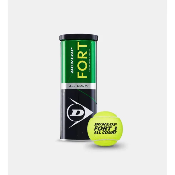 Dunlop Fort All Court Tennis Balls – 3 Pack