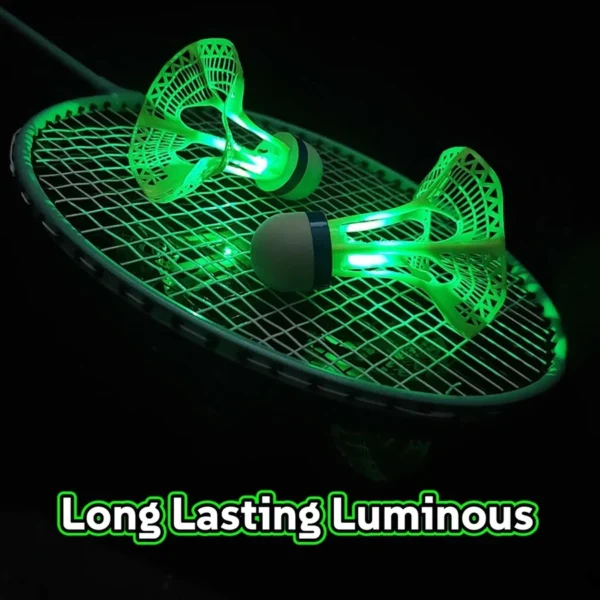 LED Badminton Shuttlecock Set – 4 Pieces