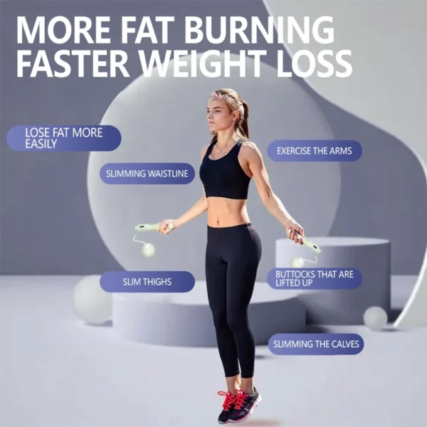 Cordless Skipping Rope with Digital Counter