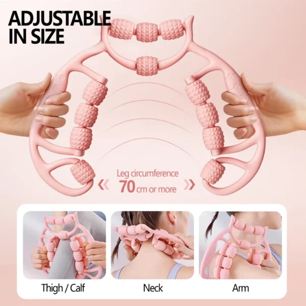 12-Wheel Leg Massage Roller – 70cm