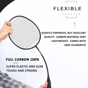 Carbon Badminton Racket Set – 2 Pieces